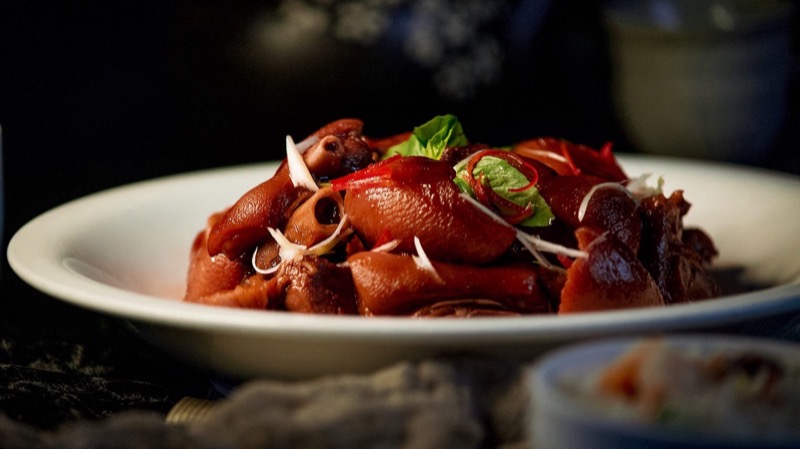 Dessert bar with cakes pastries and sweet treats